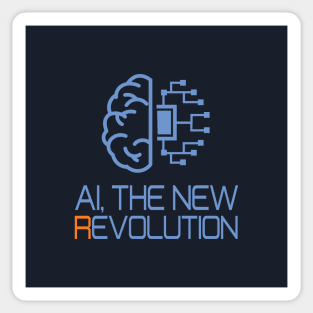 Ai the New Revolution Sticker